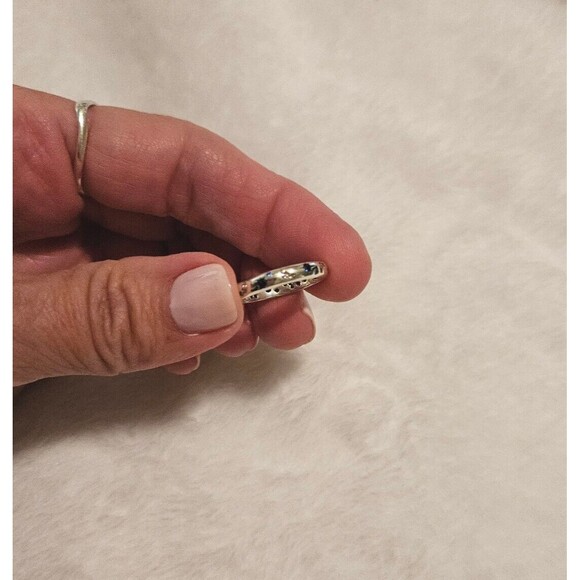 Sterling Silver Ring Women Stackable Eternity Cute For Teen Girls Size 6 Only - Picture 6 of 8